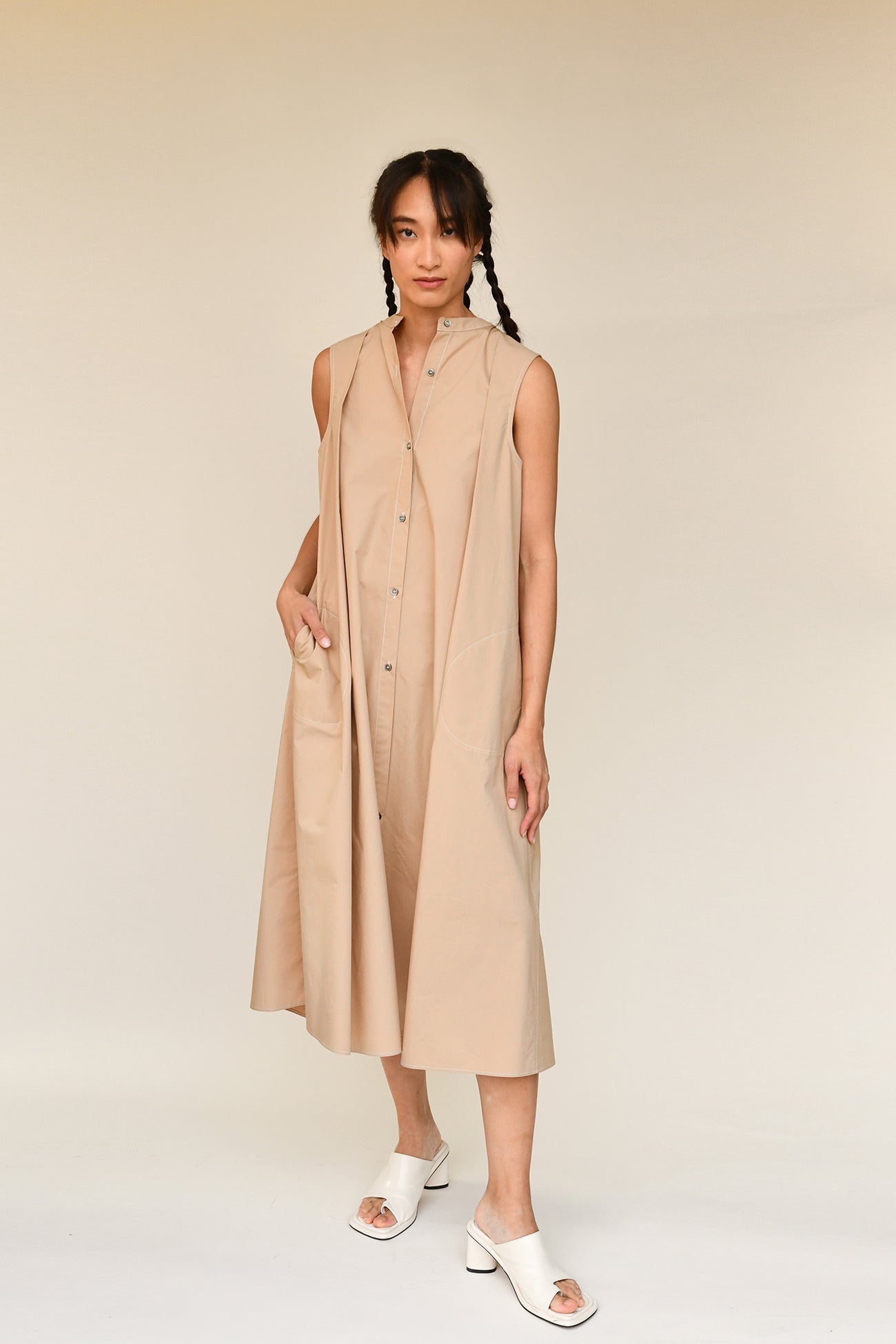 Fog Dress Beige